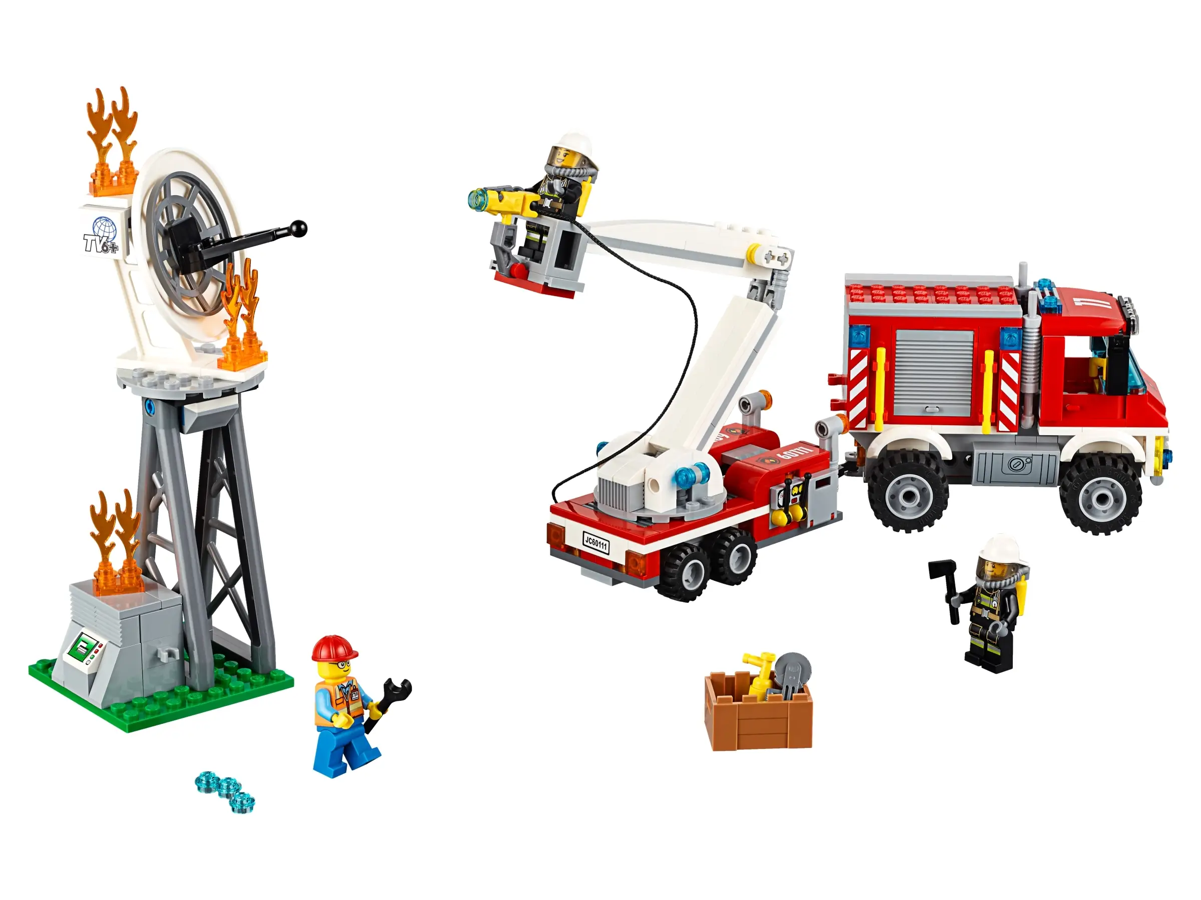 LEGO City Fire Utility Truck Set 60111 SetDB