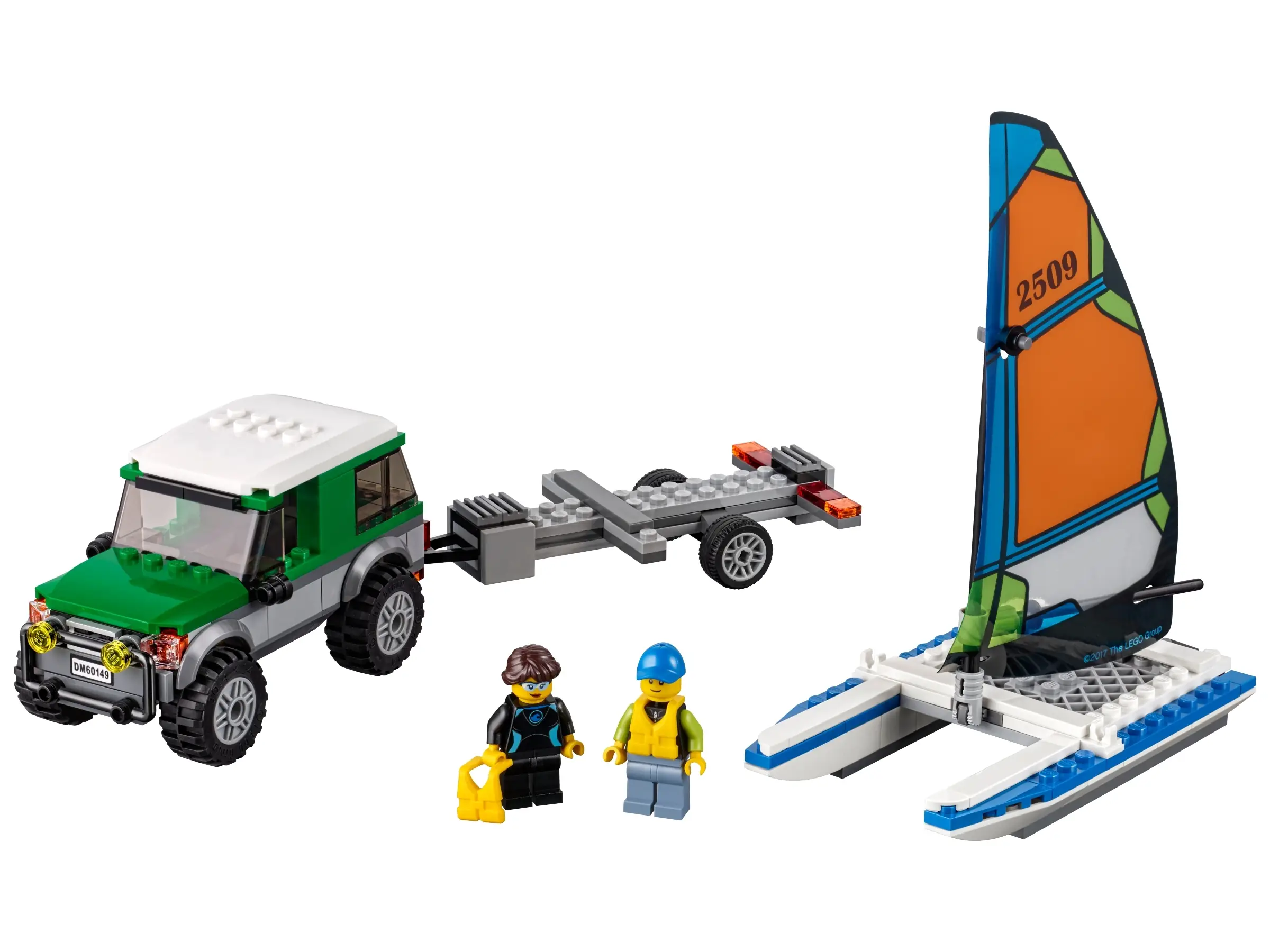 LEGO City 4x4 with Catamaran Set 60149 SetDB