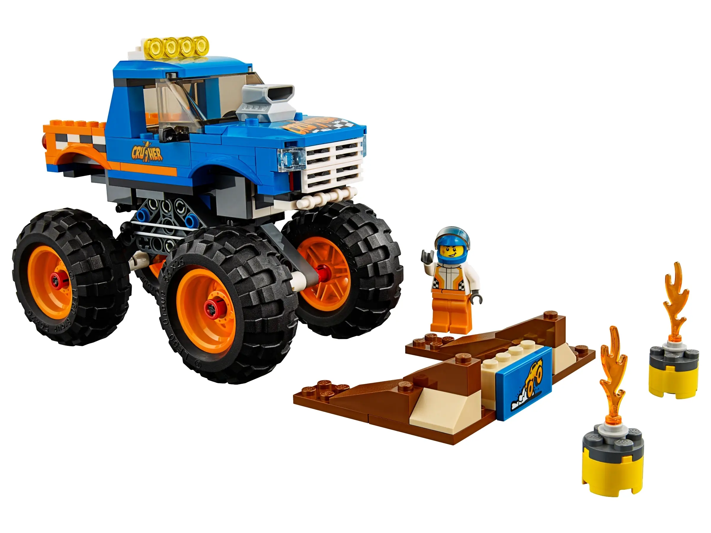 LEGO City Monster Truck Set 60180 SetDB Merlins Bricks