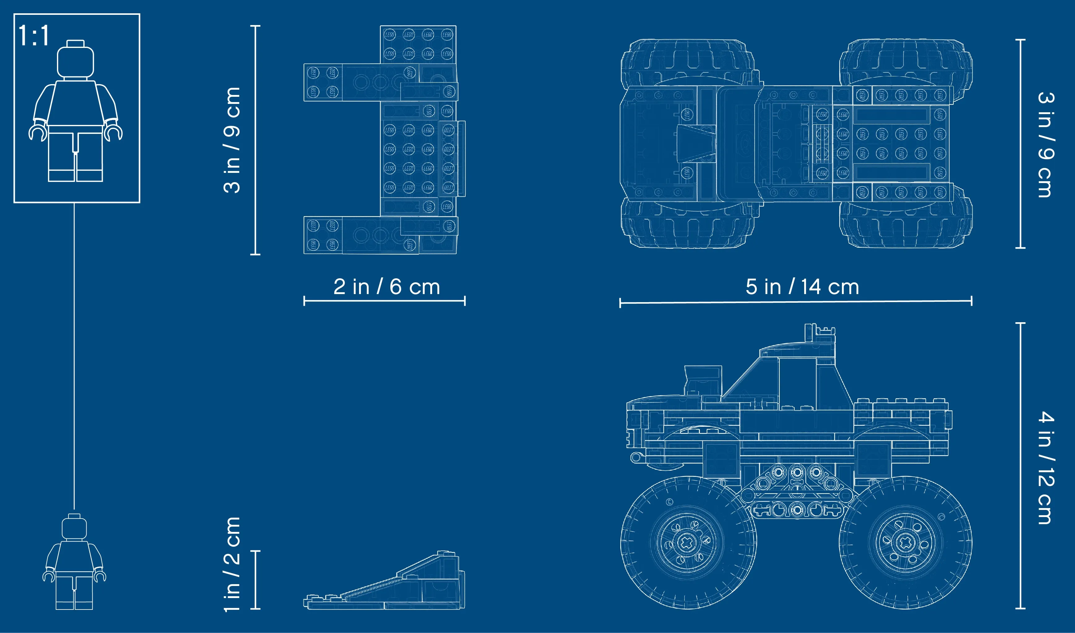 Lego 60180 city online monster truck