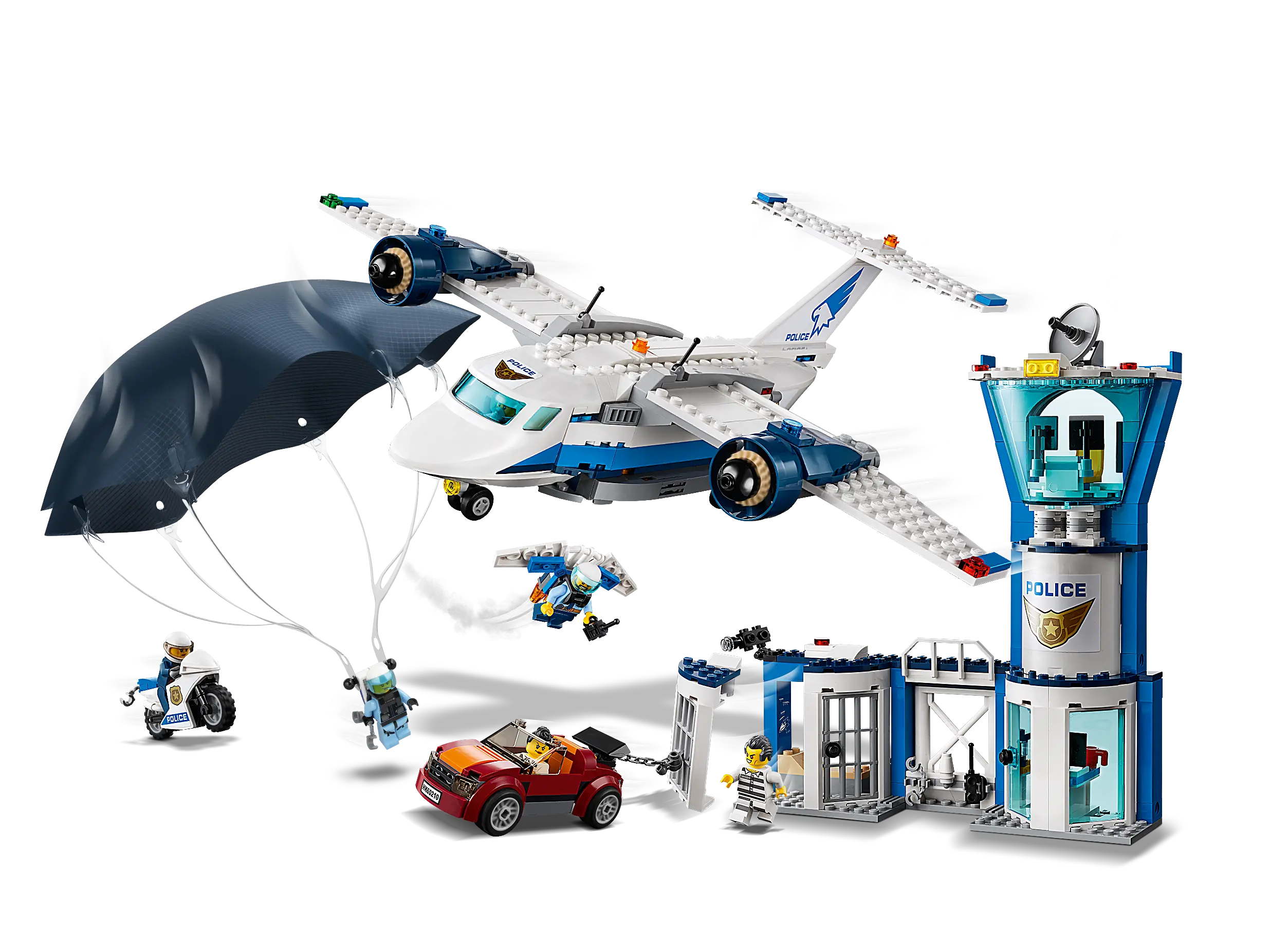 Lego city police aeroplane 2025