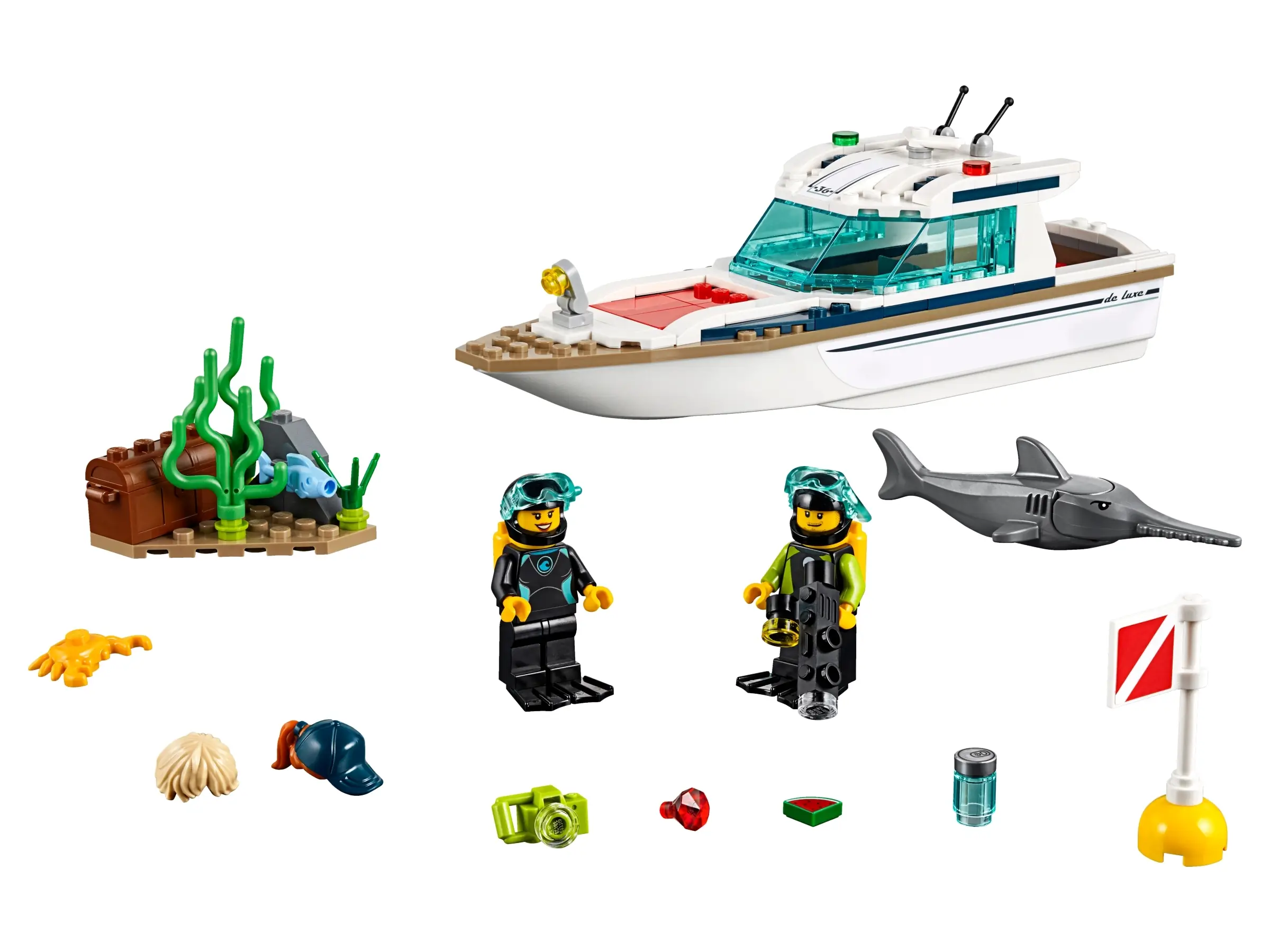 LEGO City Diving Yacht Set 60221 SetDB Merlins Bricks