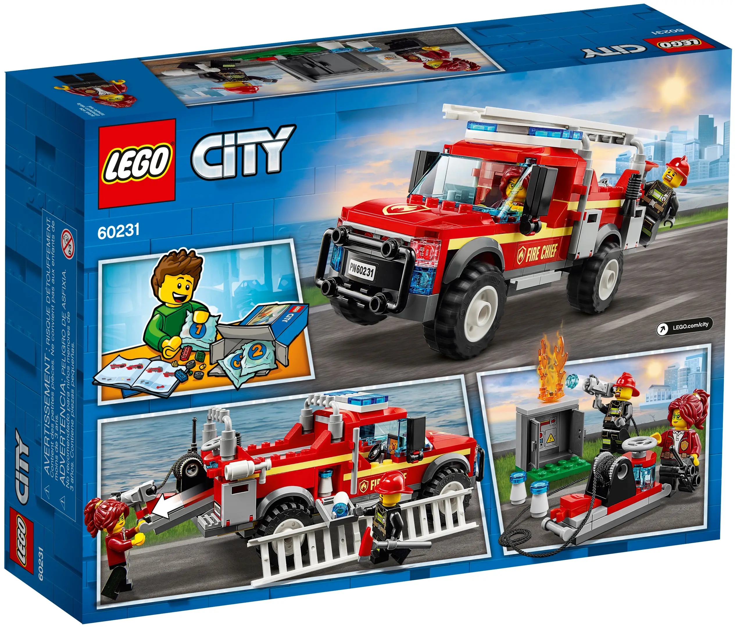 LEGO City Fire Chief Response Truck Set 60231 SetDB