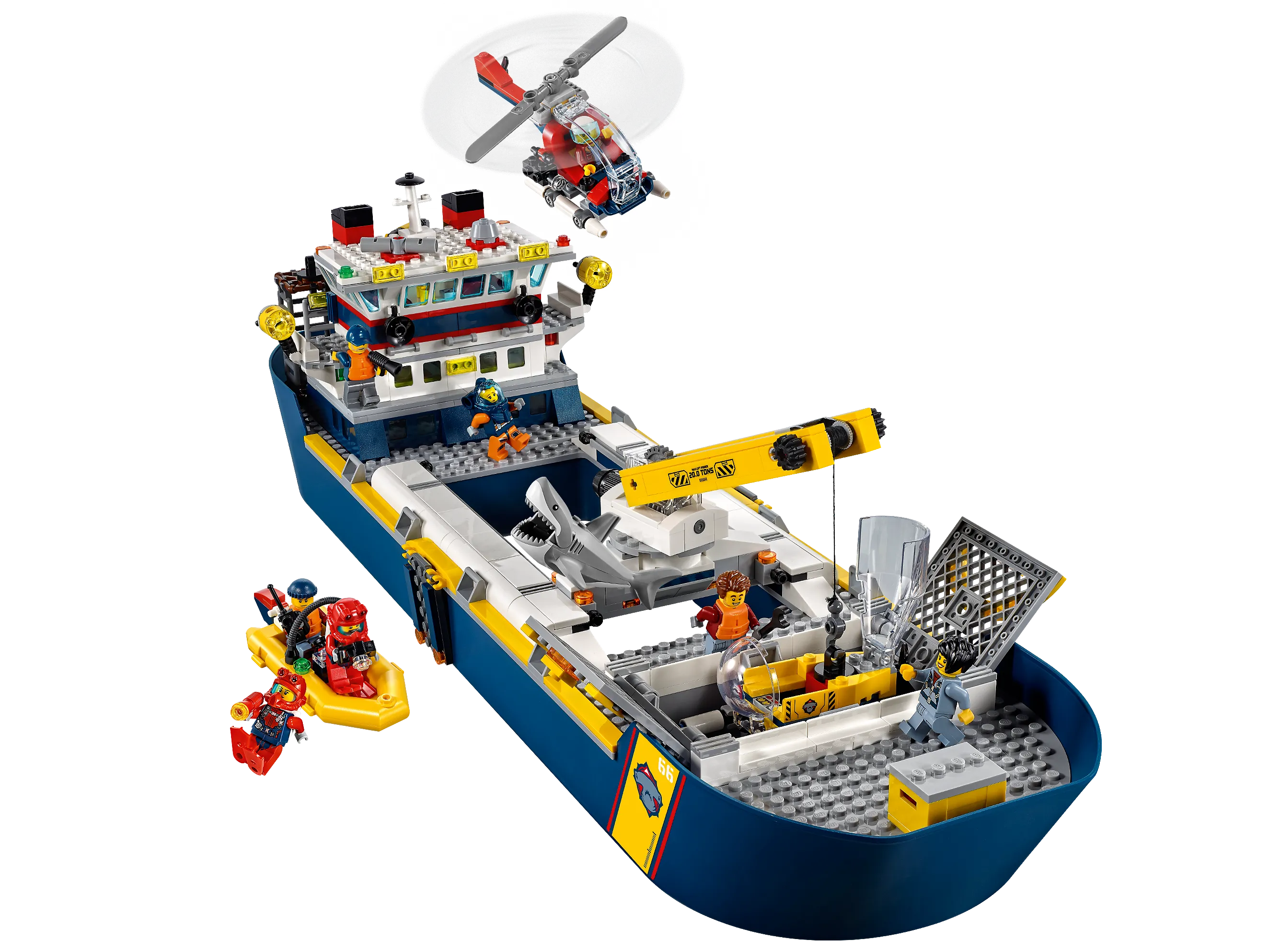 LEGO City Ocean Exploration Ship • Set 60266 • SetDB