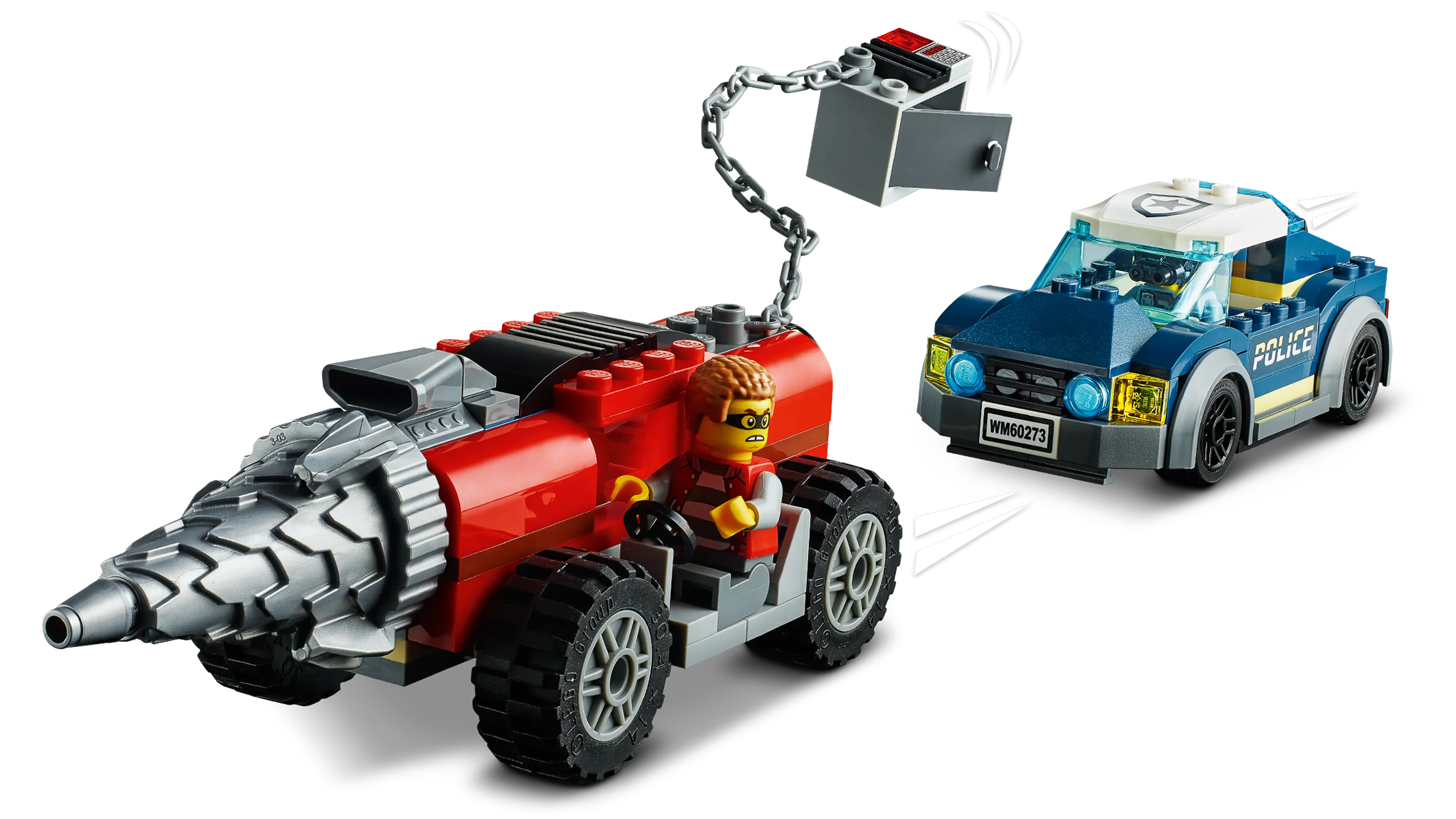 Lego city discount police driller chase