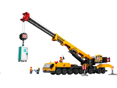 City Yellow Mobile Construction Crane