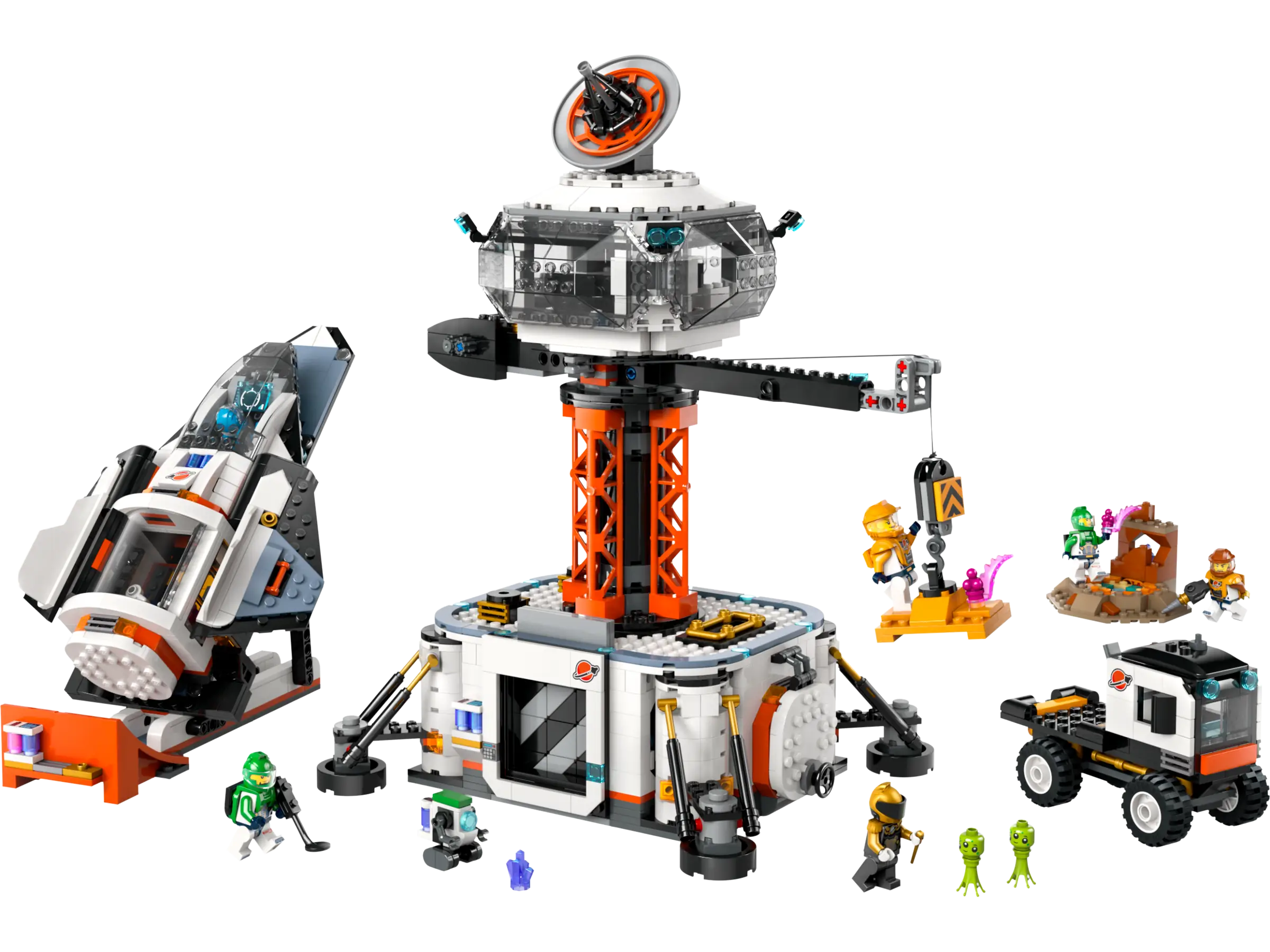 Lego space top station set
