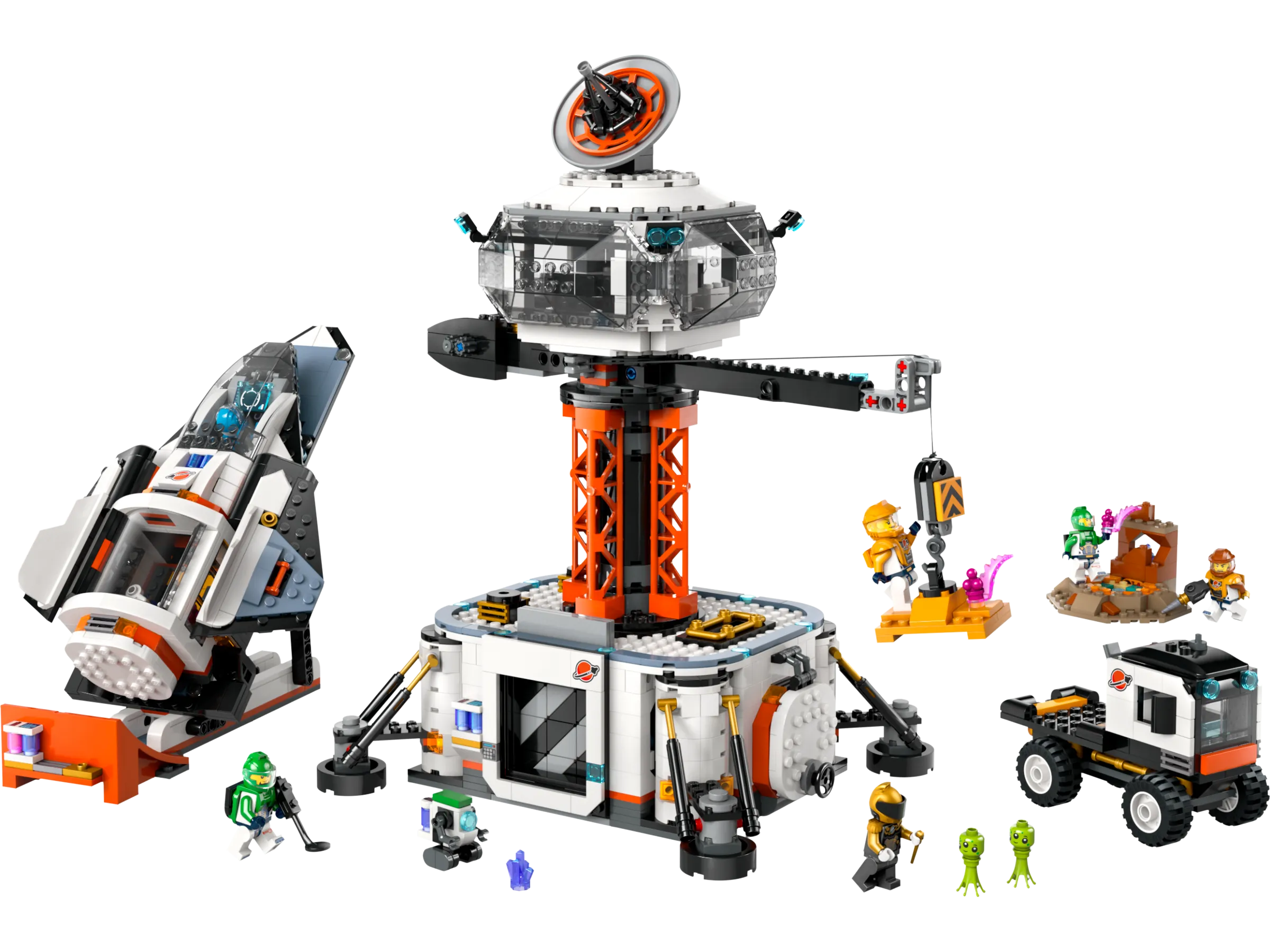 City Space Base and Rocket Launchpad Gallery