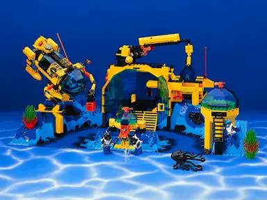 LEGO Aquazone Neptune Discovery Lab Set 6195 SetDB