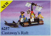 LEGO Pirates Castaway's Raft • Set 6257 • SetDB