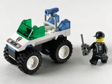Lego city top police jeep