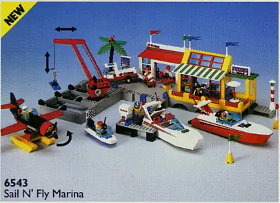 lego yachthafen 6543