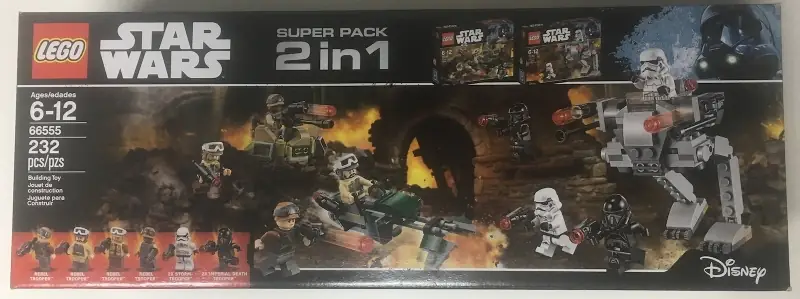 Lego star wars 2 best sale in 1 super pack