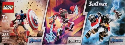 Marvel™ Super Heroes Bundle Pack, Avengers and Spider-Man, 3 in 1 Pack - Mech Armor Collection