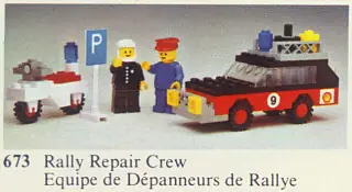 LEGO City Rally Repair Crew • Set 673 • SetDB