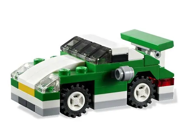 Lego creator top green car