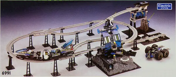 LEGO Space Monorail Transport Base Set 6991 SetDB