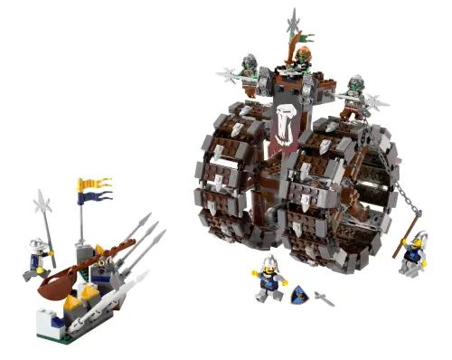 Lego castle 2024 troll assault wagon