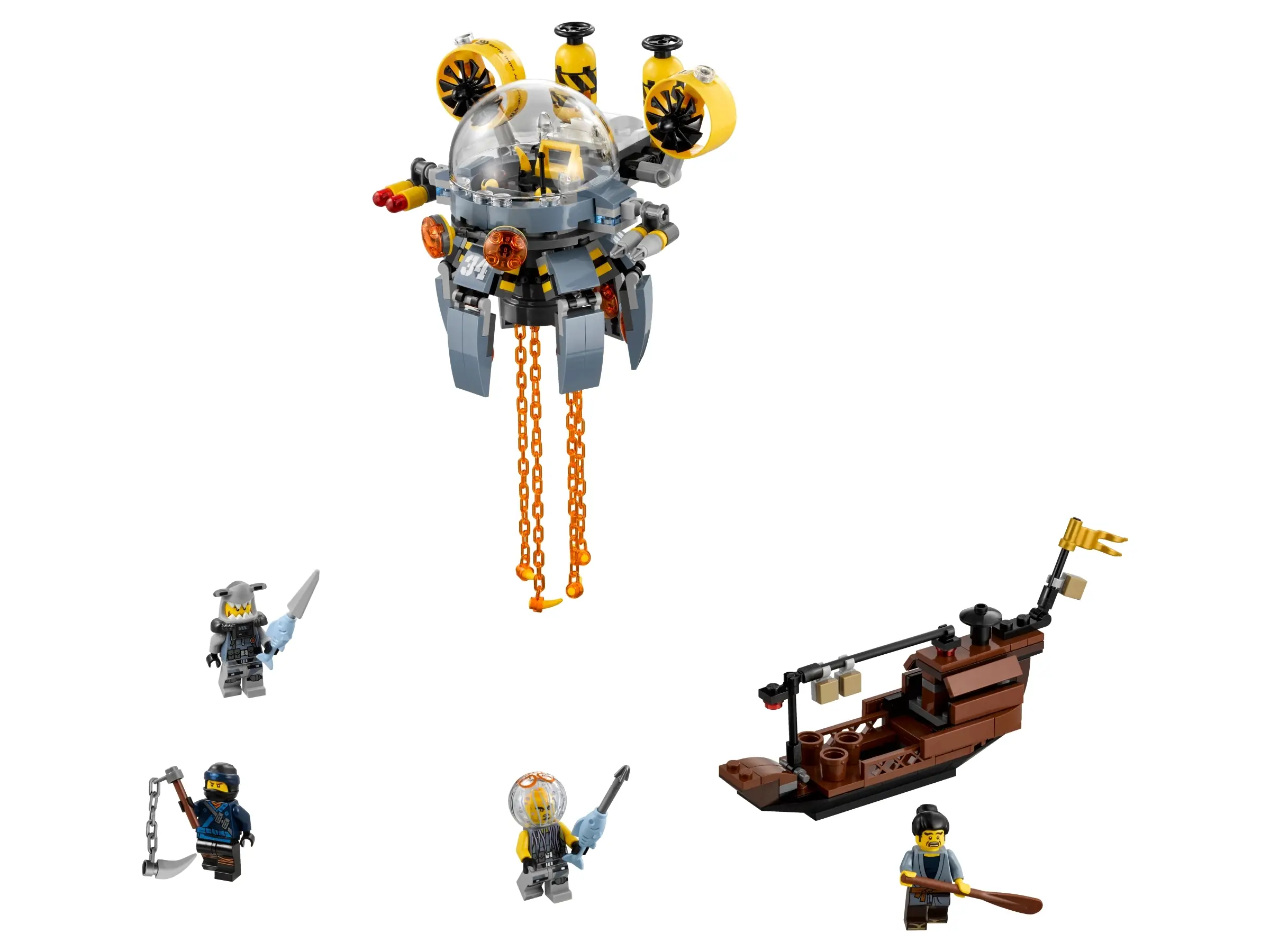 LEGO NINJAGO Flying Jelly Sub Set 70610 SetDB