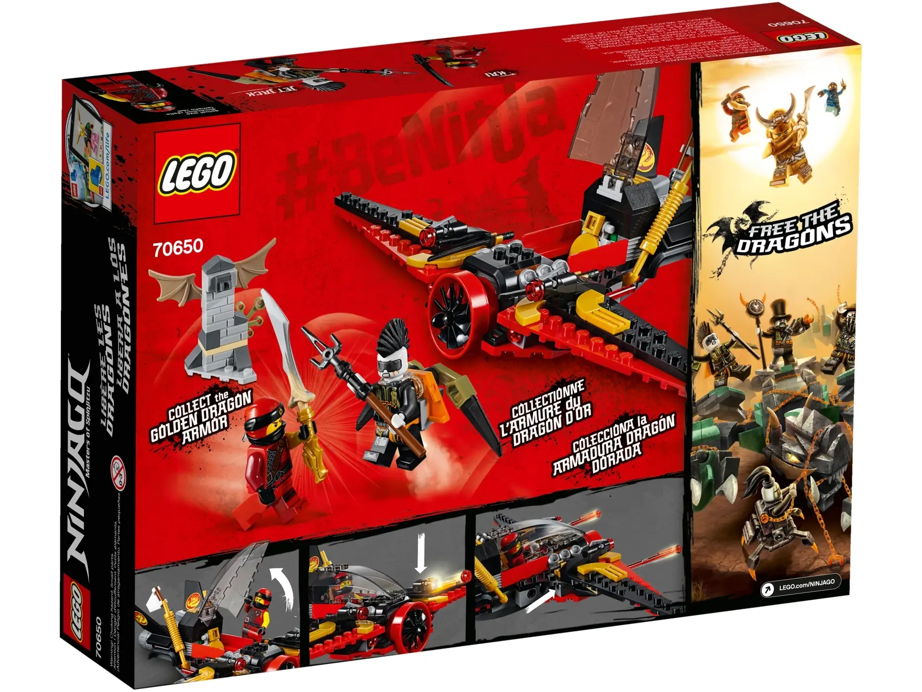 Lego ninjago discount dragon armor sets