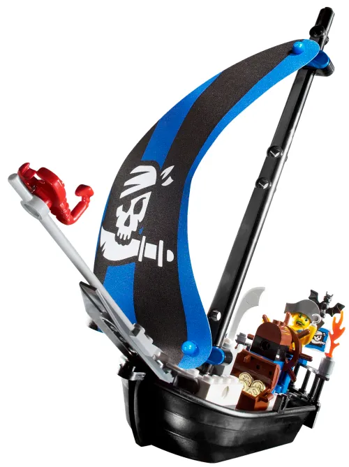 LEGO Pirates Blaues Piratenboot Set 7072 SetDB