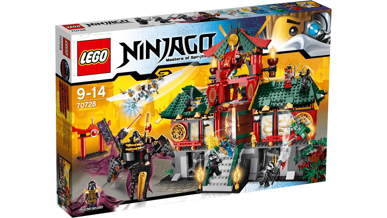 Lego ninjago top set 70728