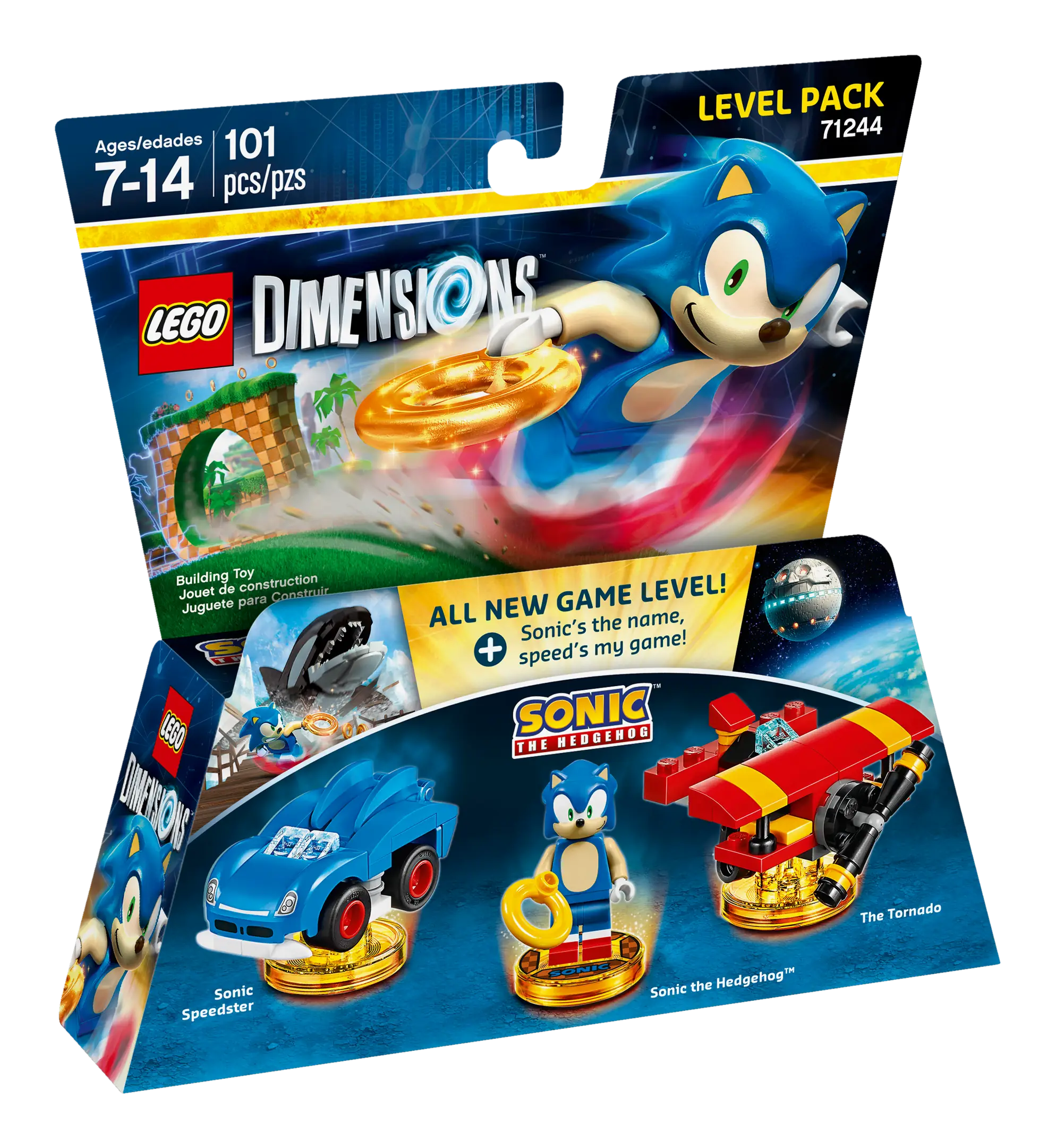 LEGO DIMENSIONS Sonic the Hedgehog Level Pack • Set 71244