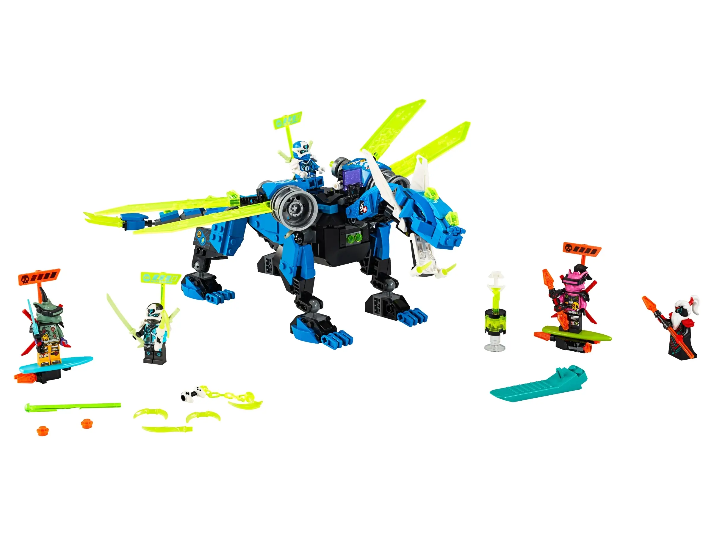 LEGO NINJAGO Jay s Cyber Dragon Set 71711 SetDB