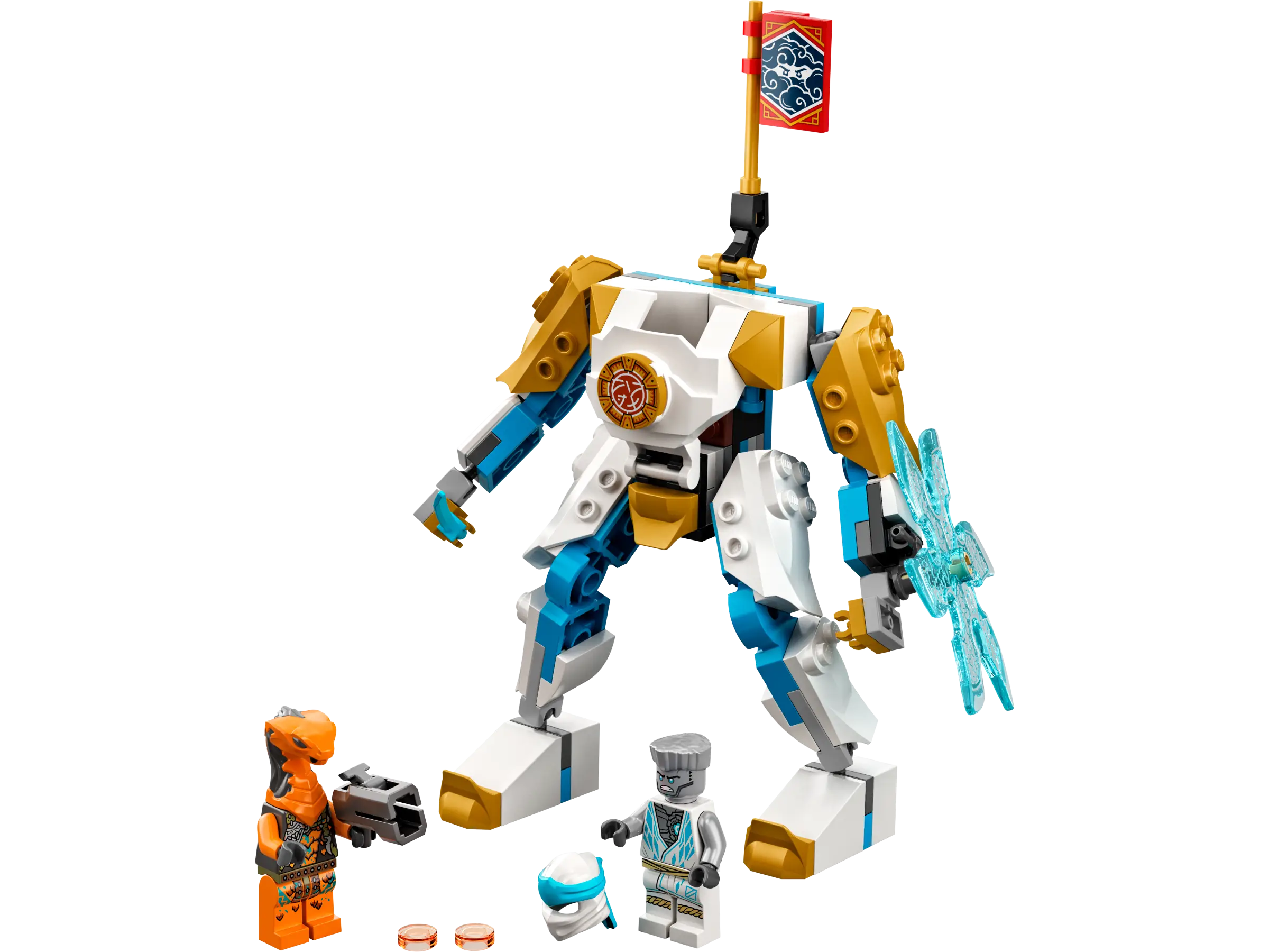 LEGO NINJAGO Zane s Power Up Mech EVO Set 71761 SetDB