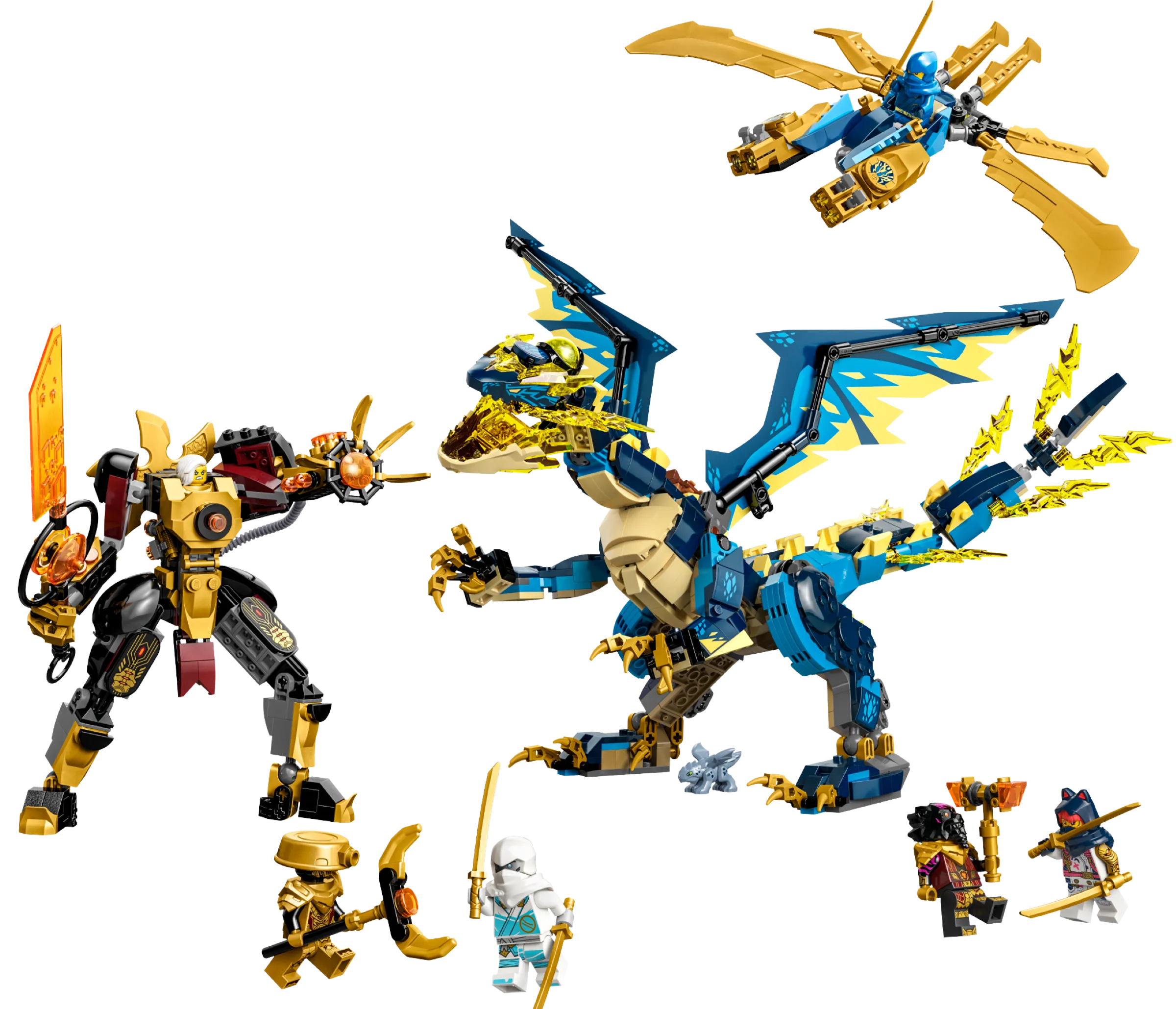 LEGO NINJAGO Kaiserliches Mech-Duell gegen den Elementardrachen LEGO NINJAGO Kaiserliches Mech-Duell gegen den Elementardrachen