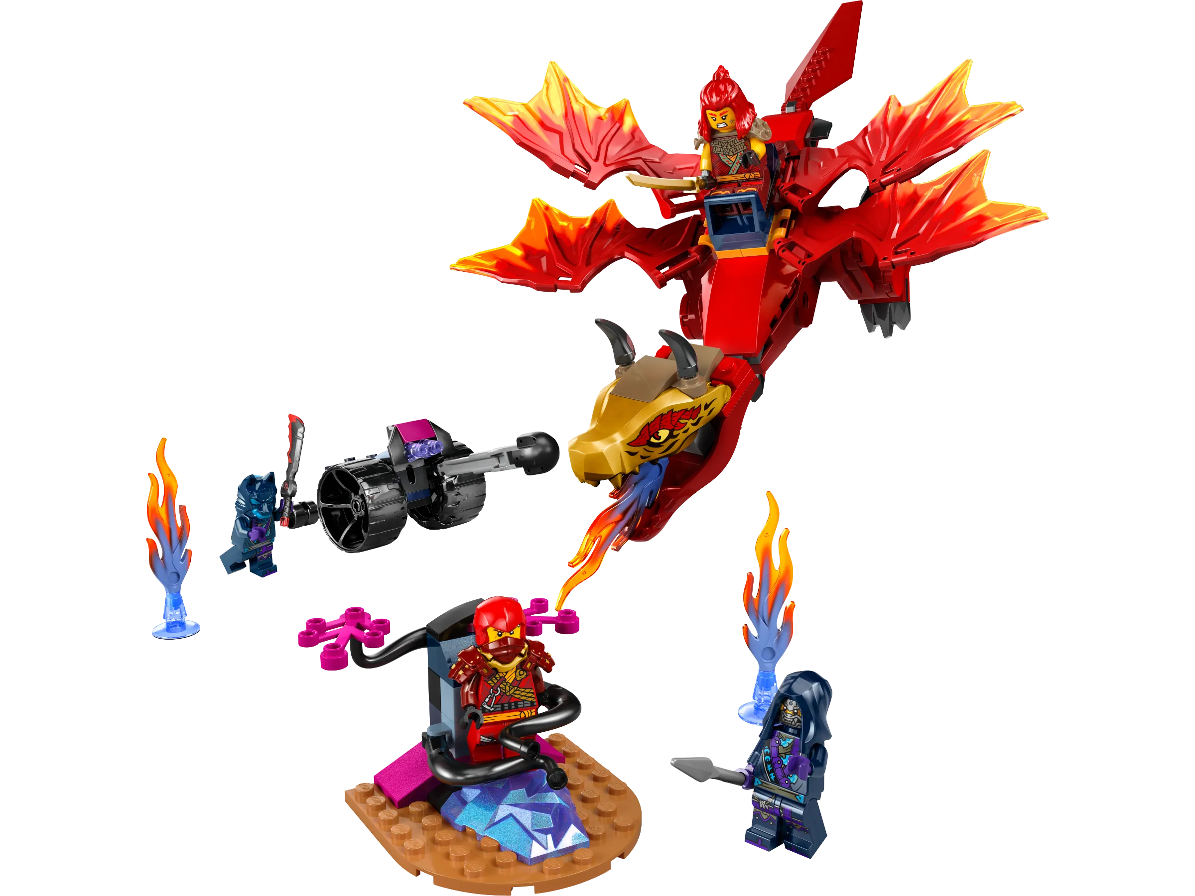 LEGO NINJAGO Kai's Source Dragon Battle • Set 71815