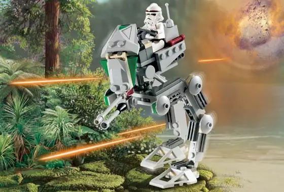 Star wars lego clone scout deals walker