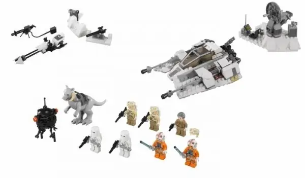 Lego battle hot sale of hoth