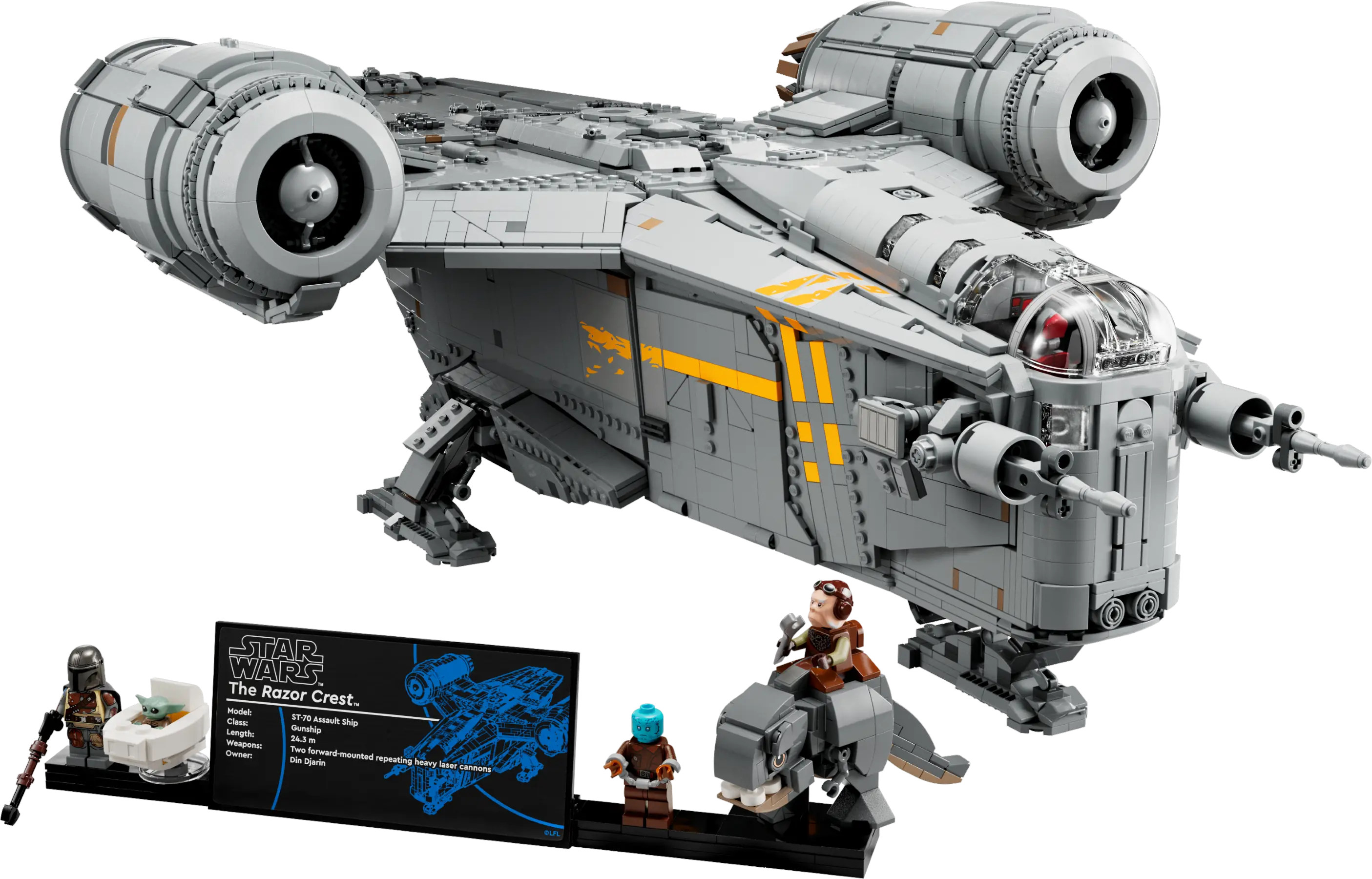 LEGO Star Wars The Mandalorian / Din Djarin / 'Mando' Brown Durasteel Armor