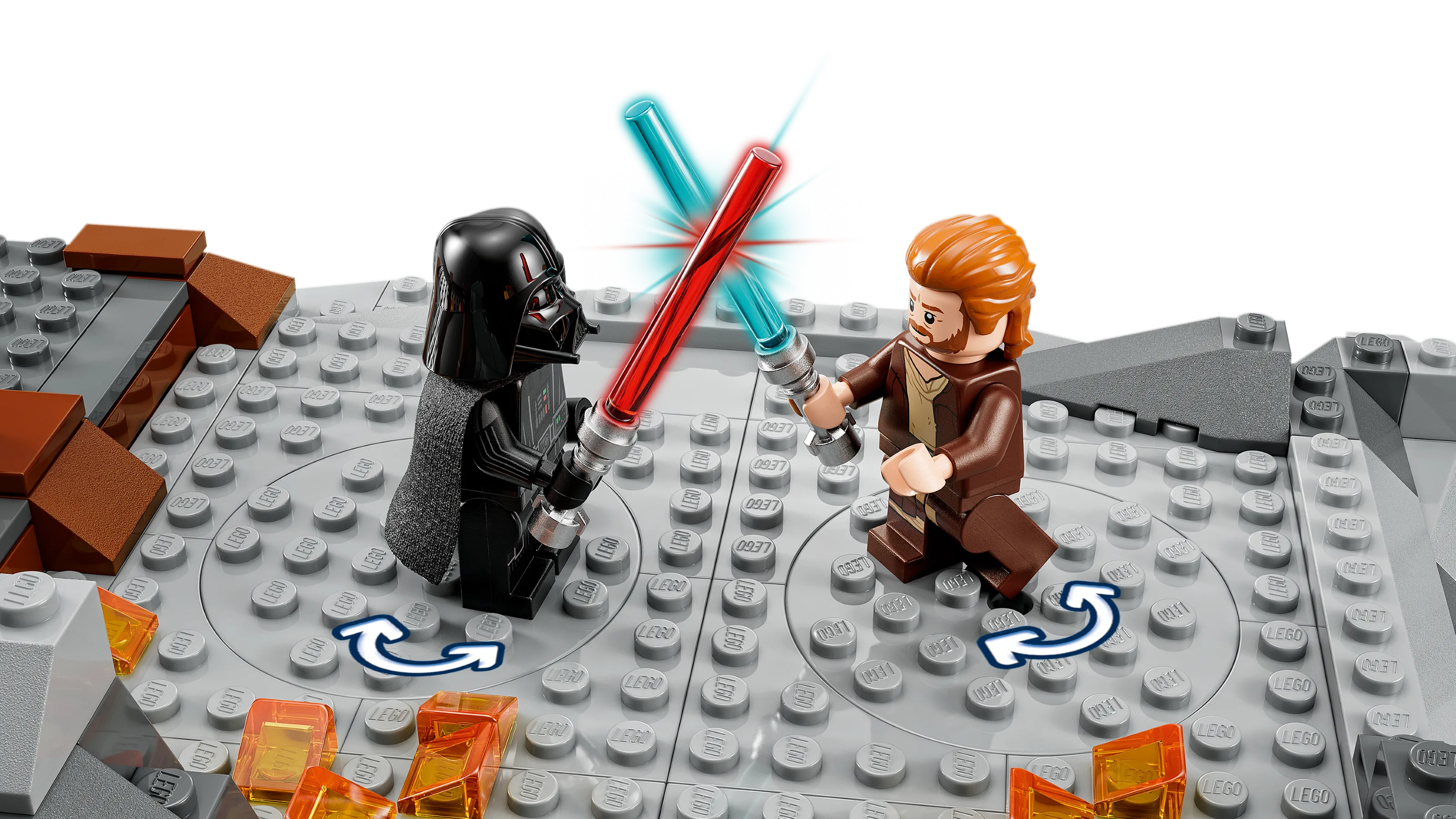 anakin skywalker vs obi wan kenobi lego