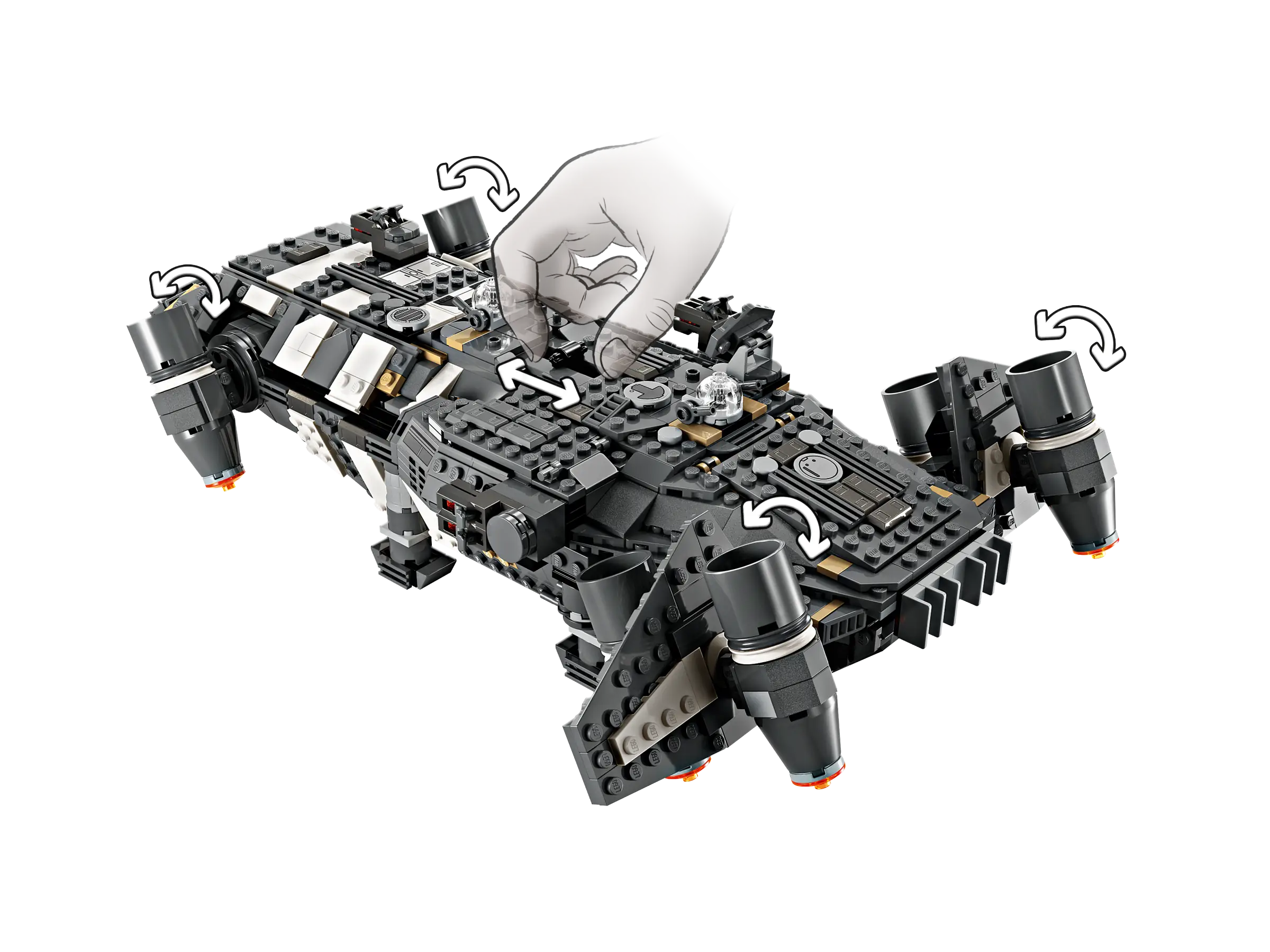 LEGO® Star Wars 75374 - Die Onyx Cinder - Lucky Bricks - Lego-Onlines