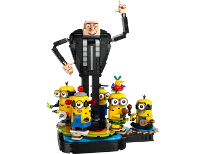 Despicable Me 4 Brick-Built Gru and Minions™