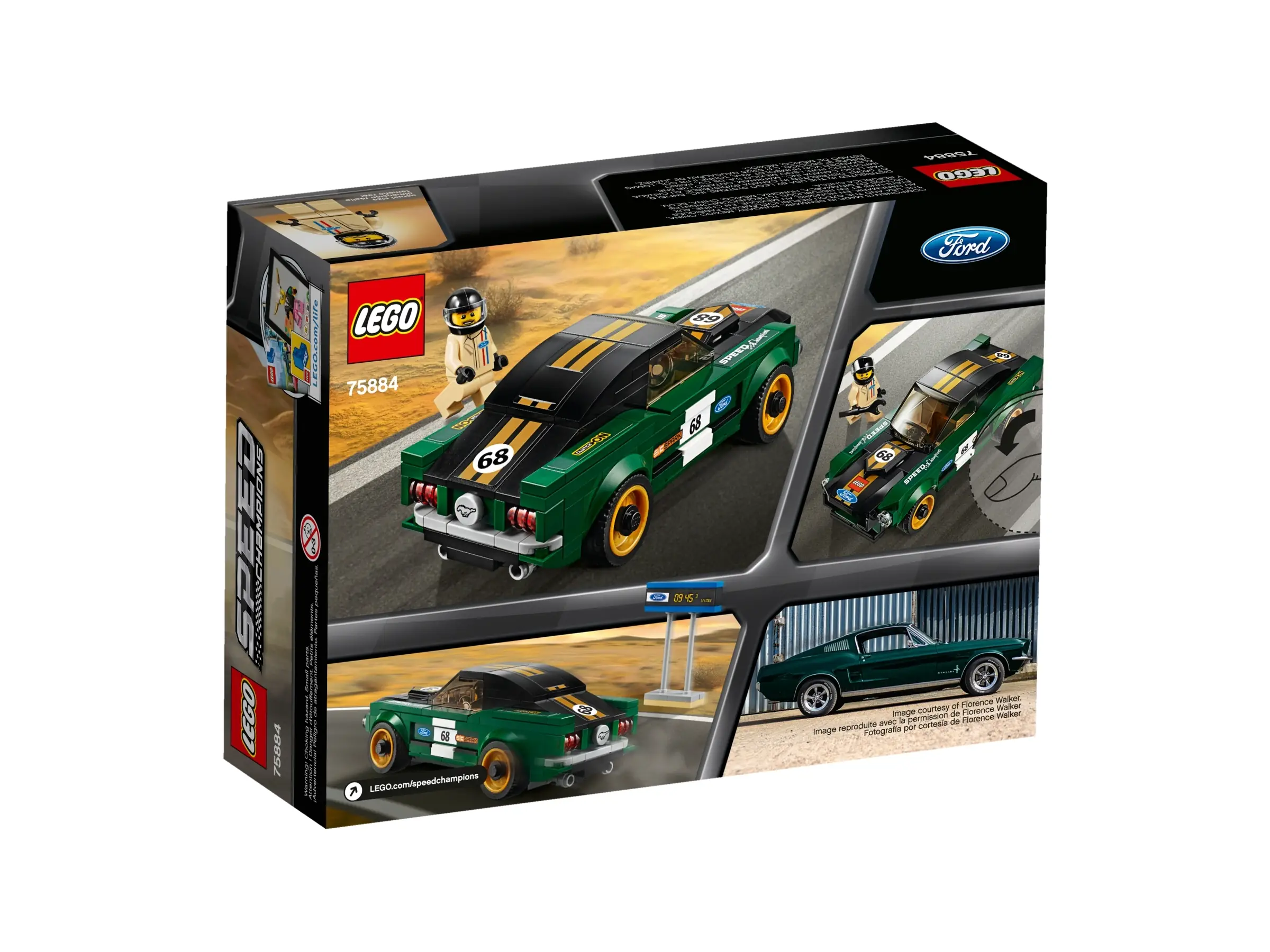 LEGO Speed Champions 1968 Ford Mustang Fastback • Set 75884