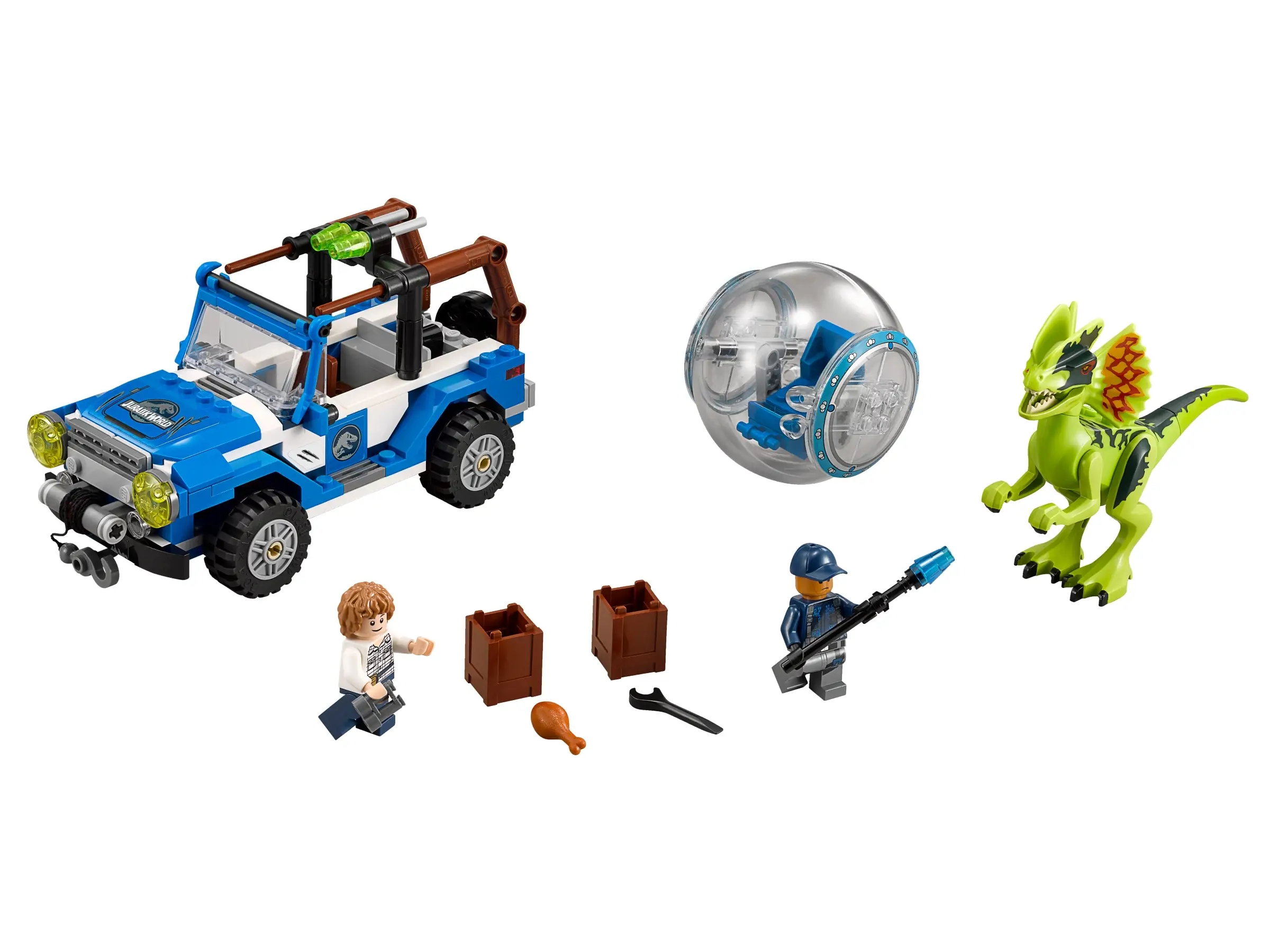 LEGO Jurassic World Dilophosaurus Ambush Set 75916 SetDB