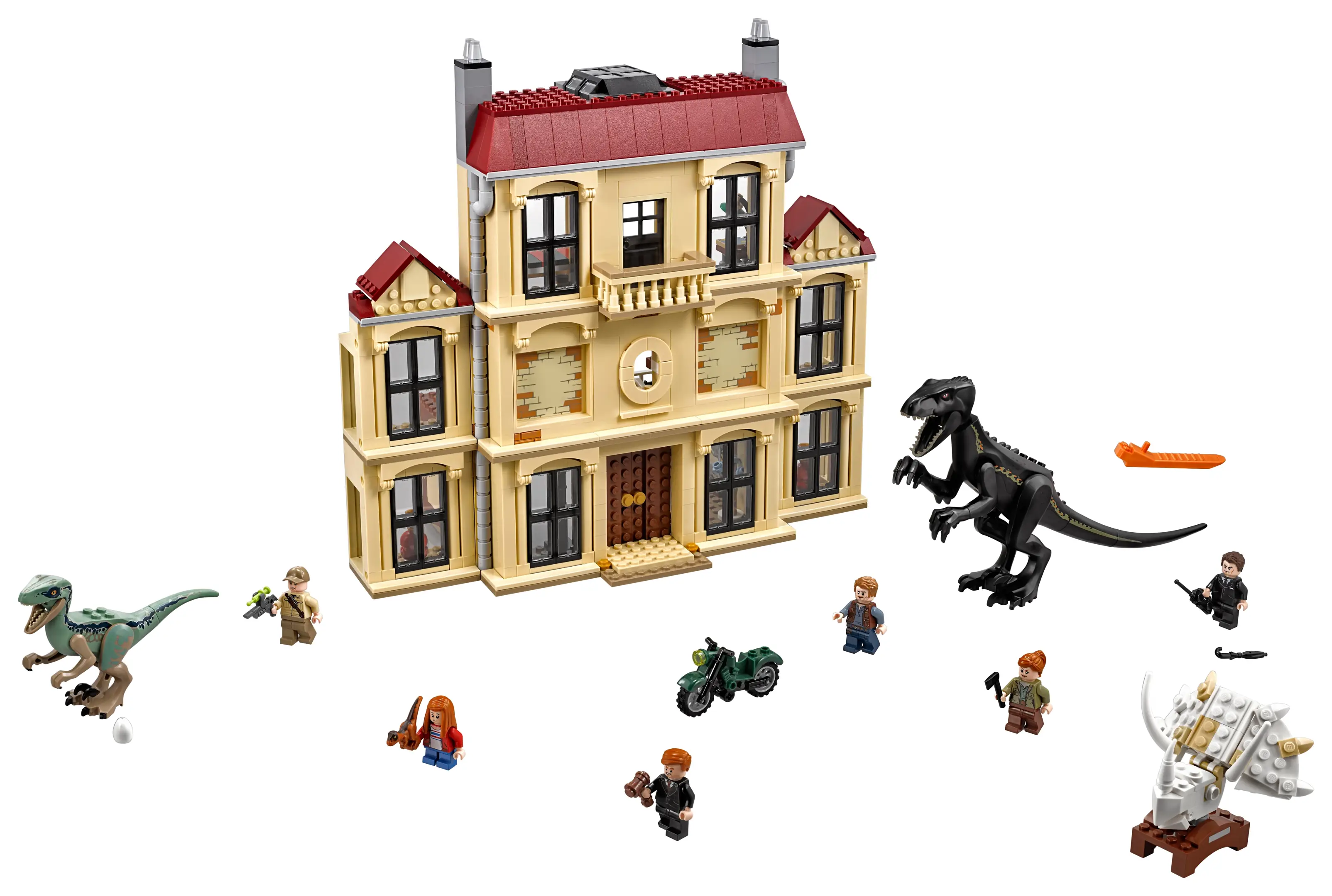 Jurassic world lego sets indoraptor clearance