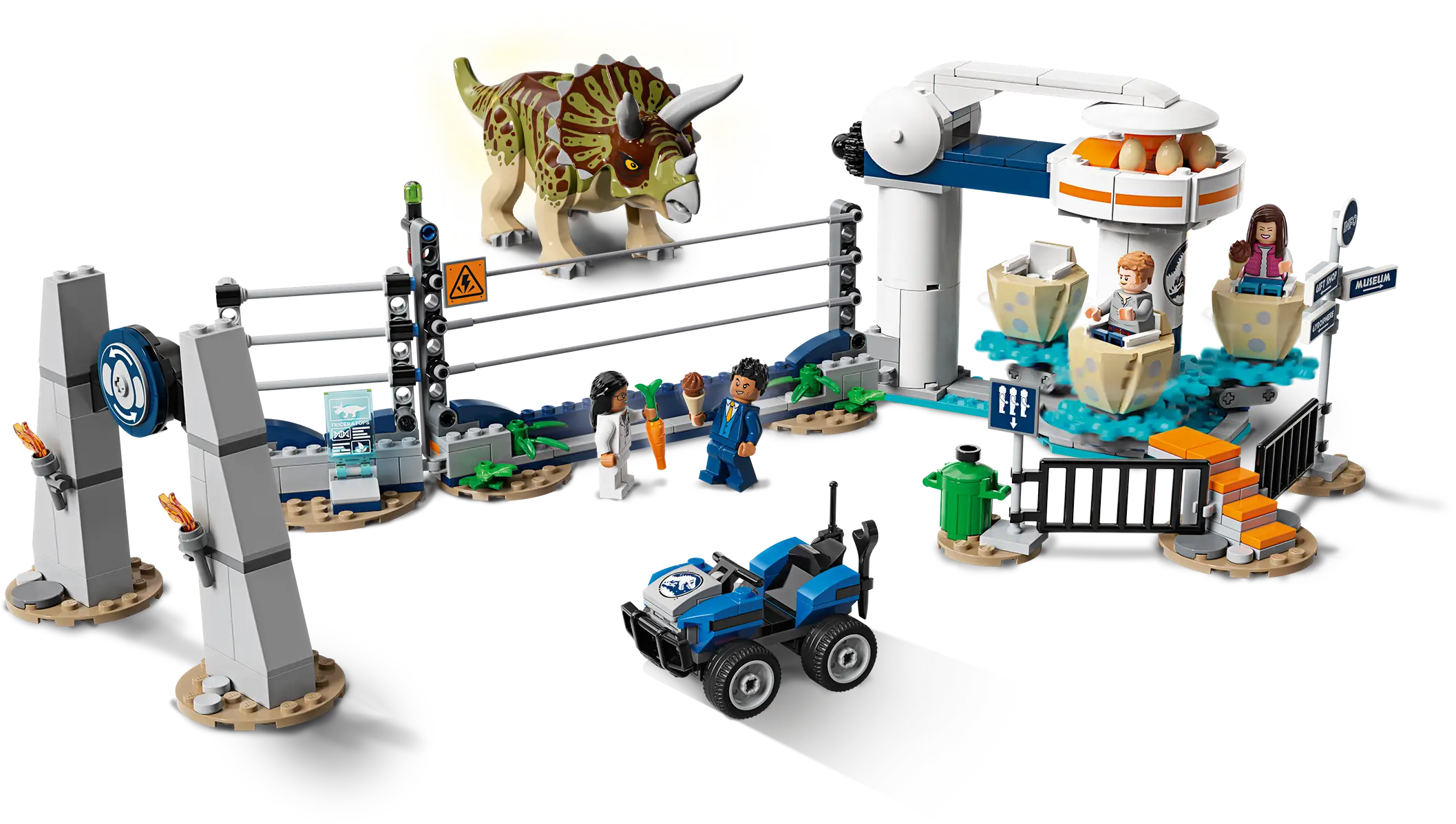 LEGO Jurassic World Triceratops Rampage Set 75937 SetDB