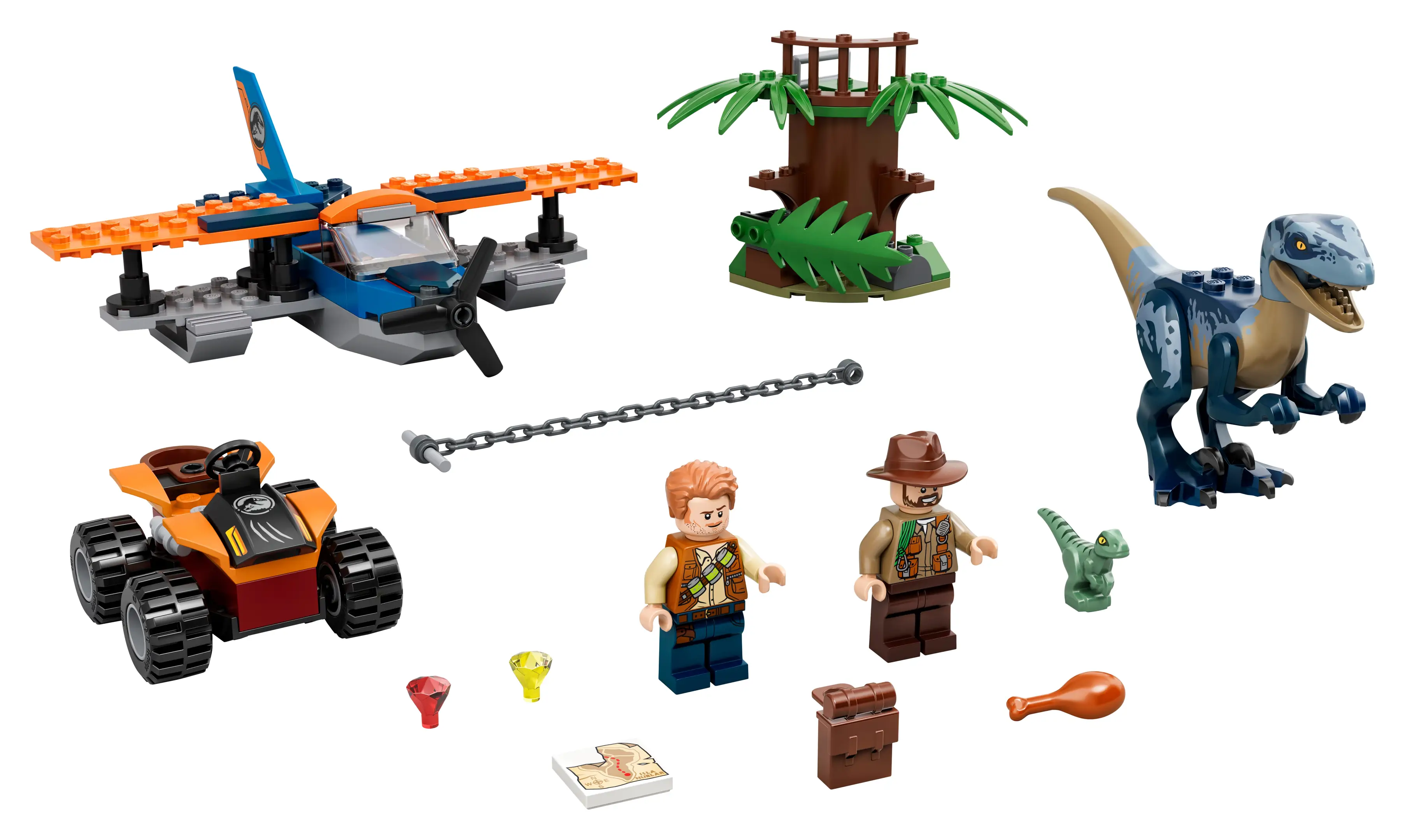Jurassic world lego set discount velociraptor