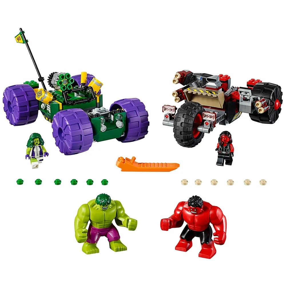 LEGO Marvel Hulk vs. Red Hulk • Set 76078 • SetDB