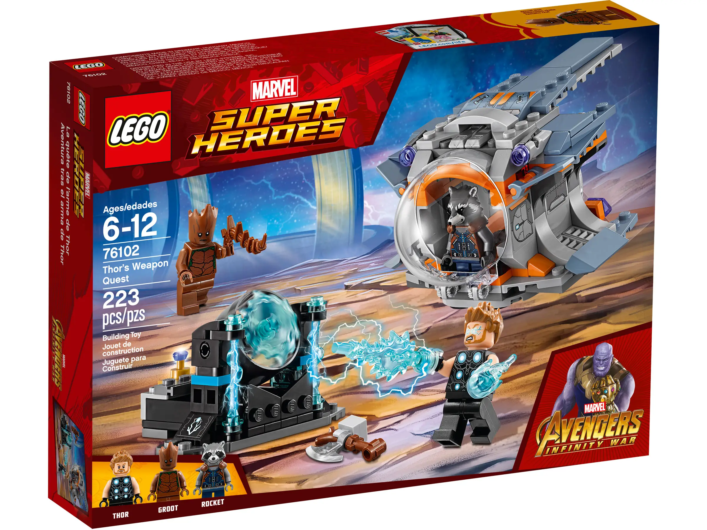 LEGO Marvel Thors Stormbreaker Axt • Set 76102 • SetDB