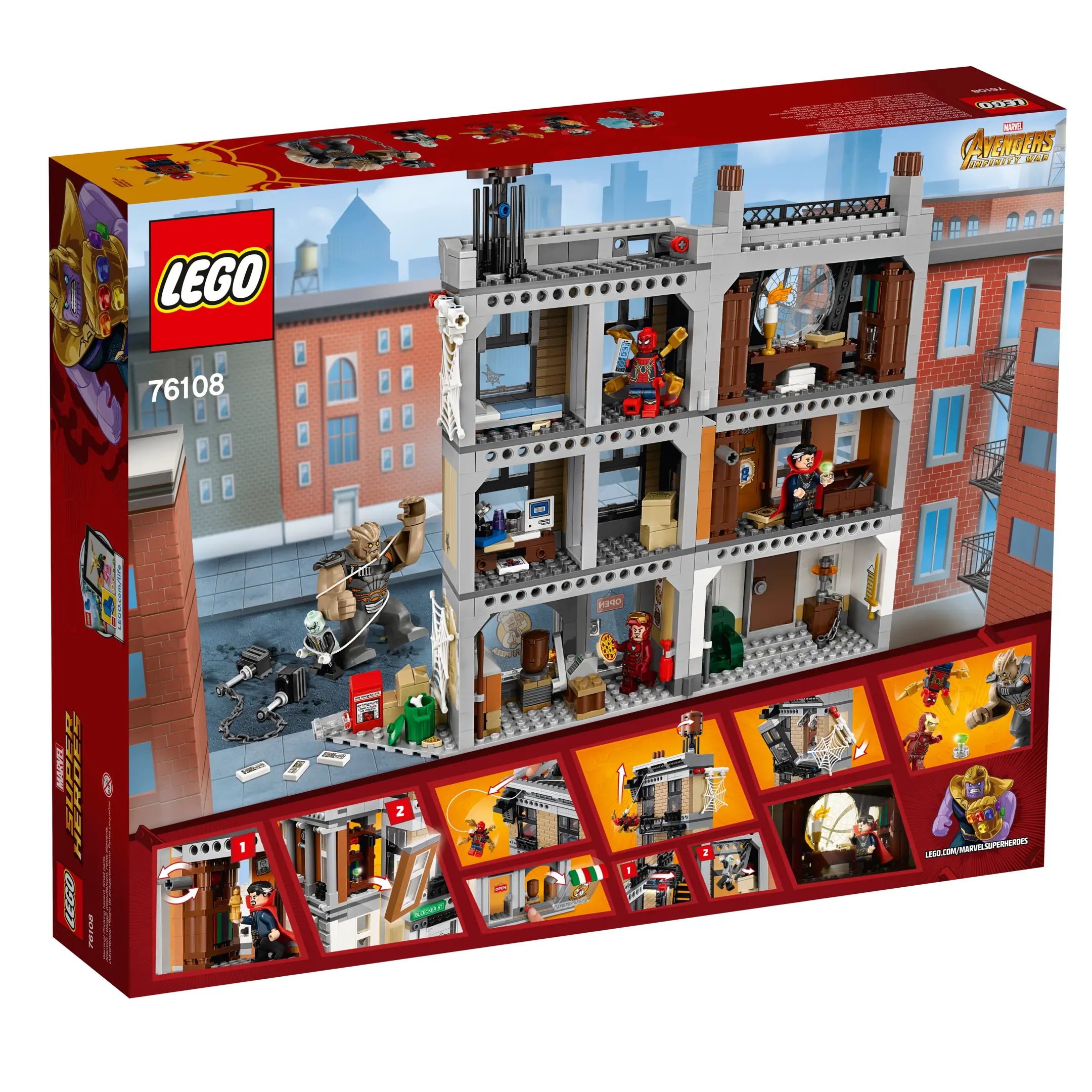 LEGO Marvel Sanctum Sanctorum Showdown Set 76108 SetDB