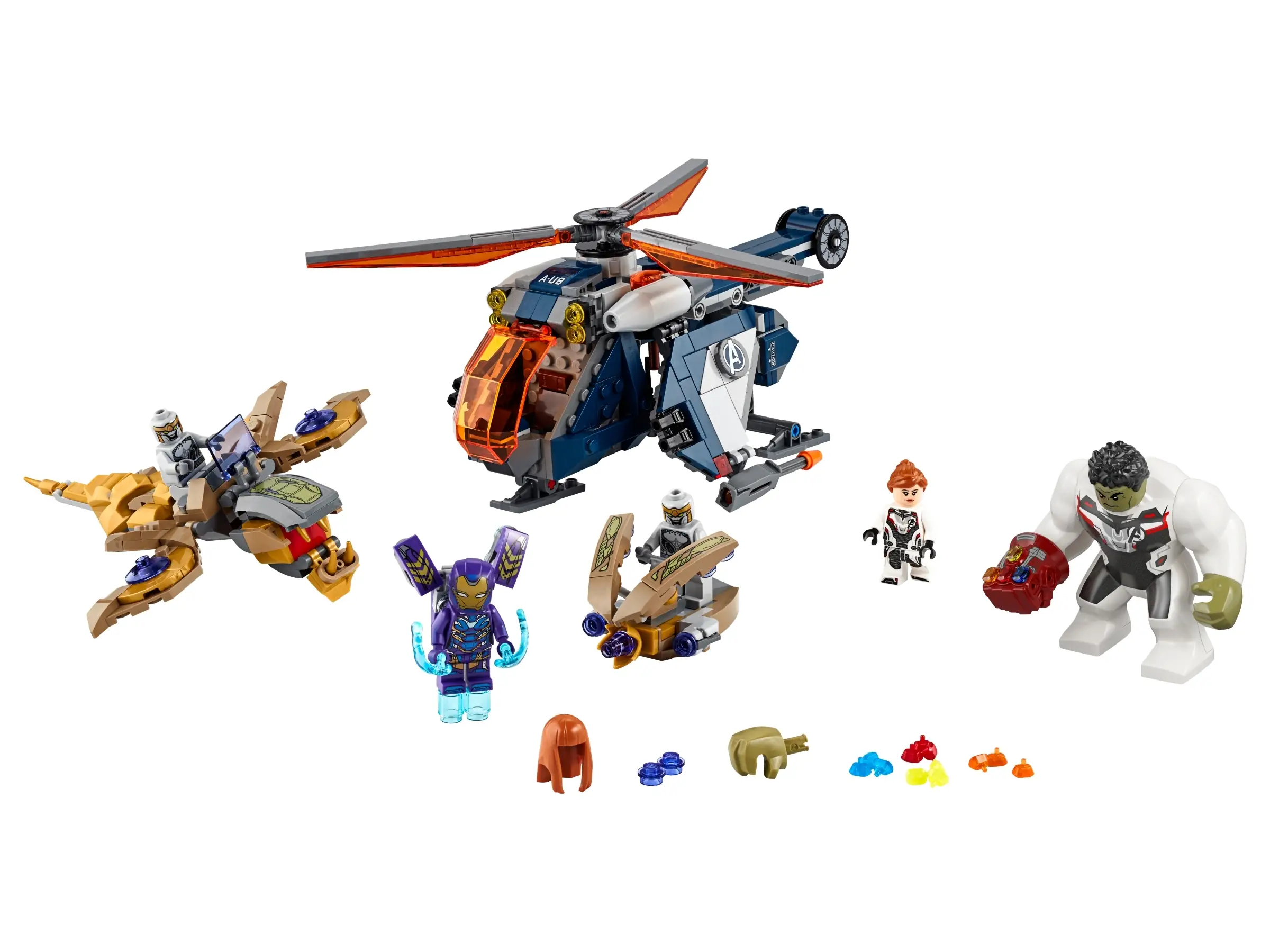 LEGO Marvel Avengers Hulk Helikopter Rettung Set 76144
