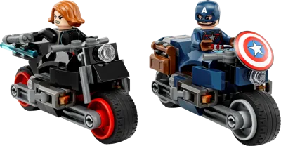 Captain America™ Badge Reel Made With LEGO® Minifigure™ Pediatric