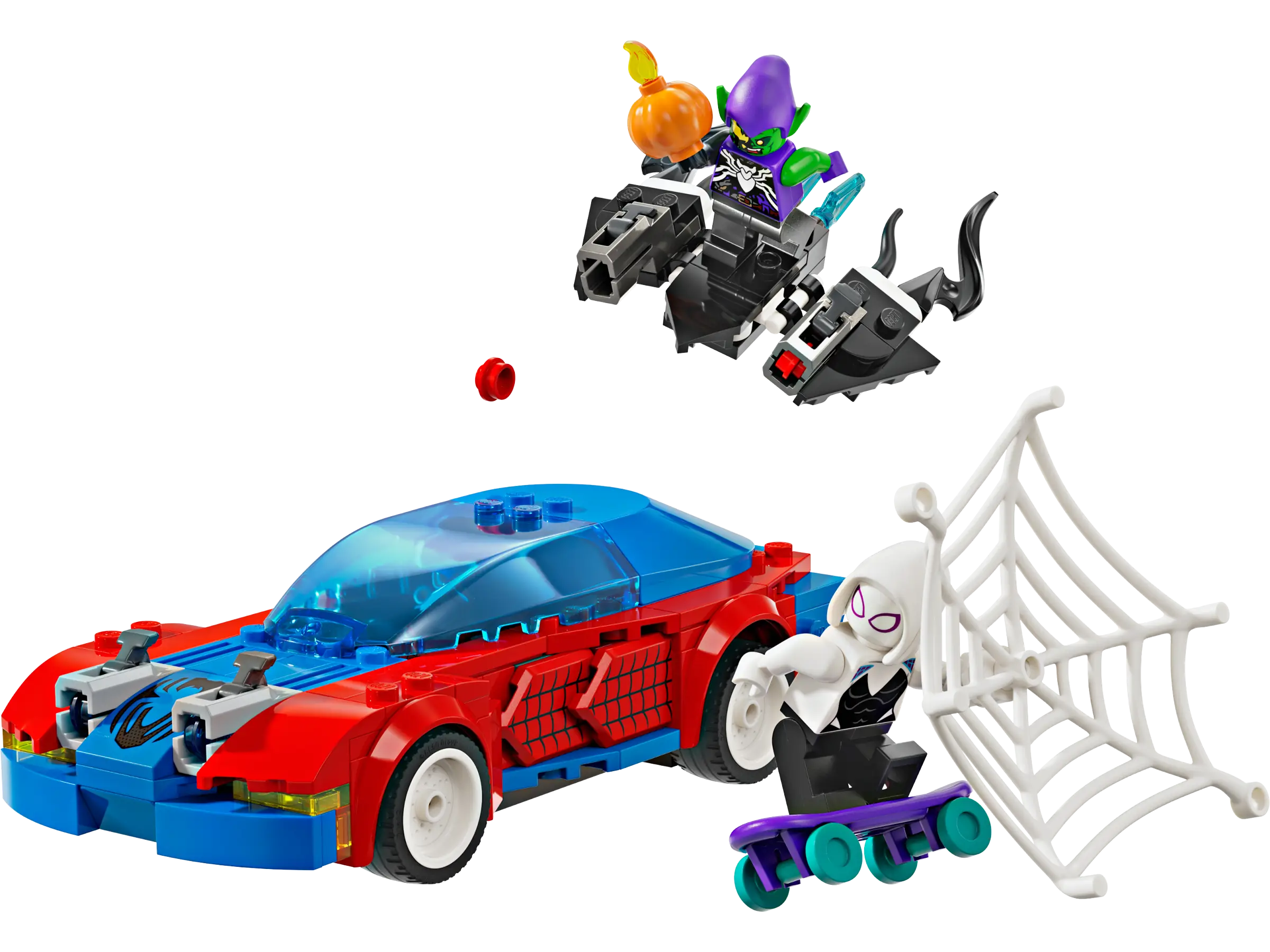 LEGO Marvel Spider-Mans Rennauto & Venom Green Goblin