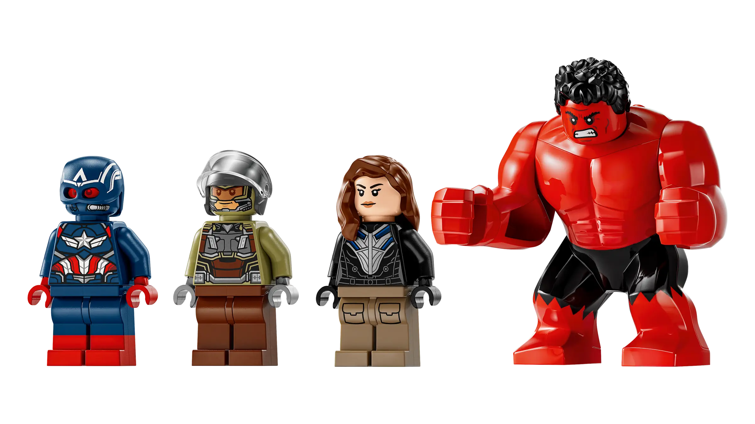 LEGO Marvel Showdown zwischen Captain America und Red Hulk Set 76292