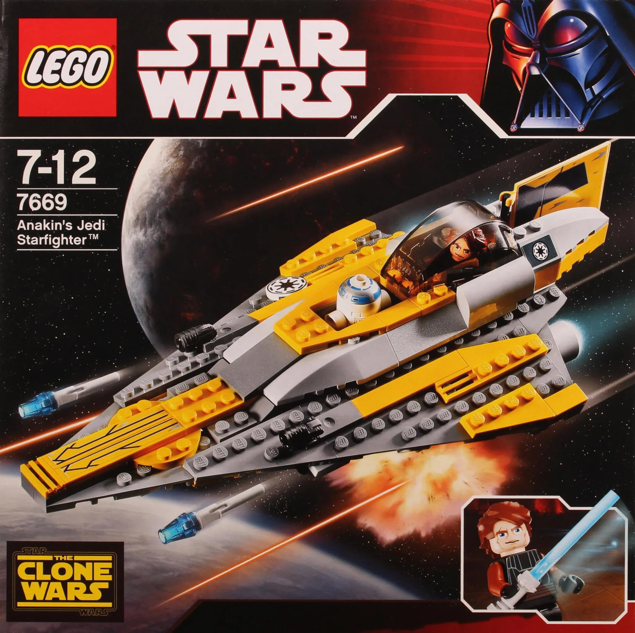 LEGO Star Wars Anakin s Jedi Starfighter Set 7669